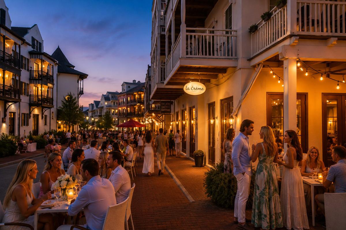 Rosemary Beach After Dark