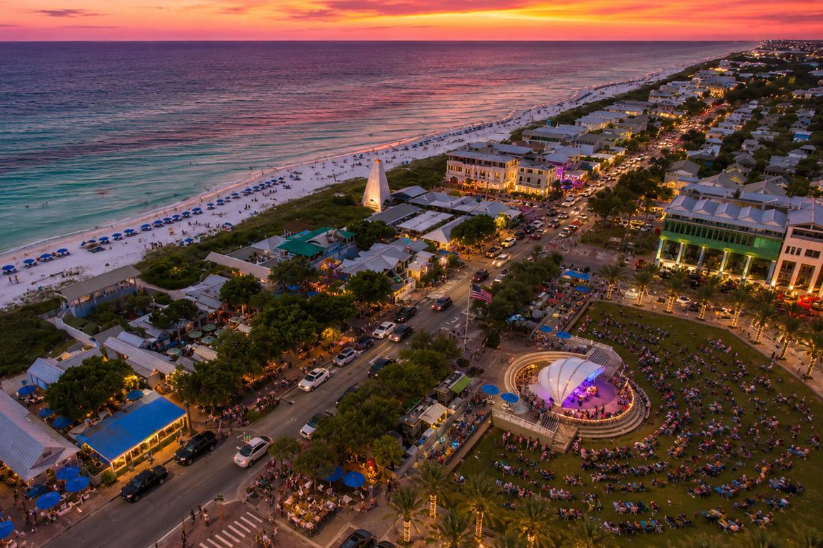 Seaside Amphitheater Sunset
